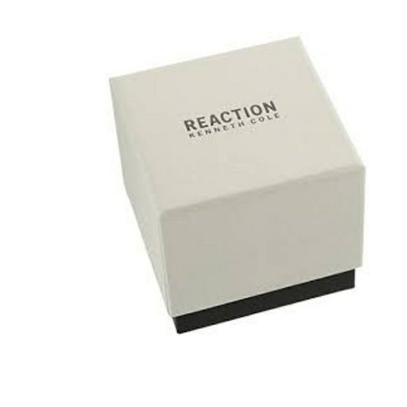 SOLD. Kenneth Cole Reaction Leather Strap Analog Watch - Picture 3 of 3